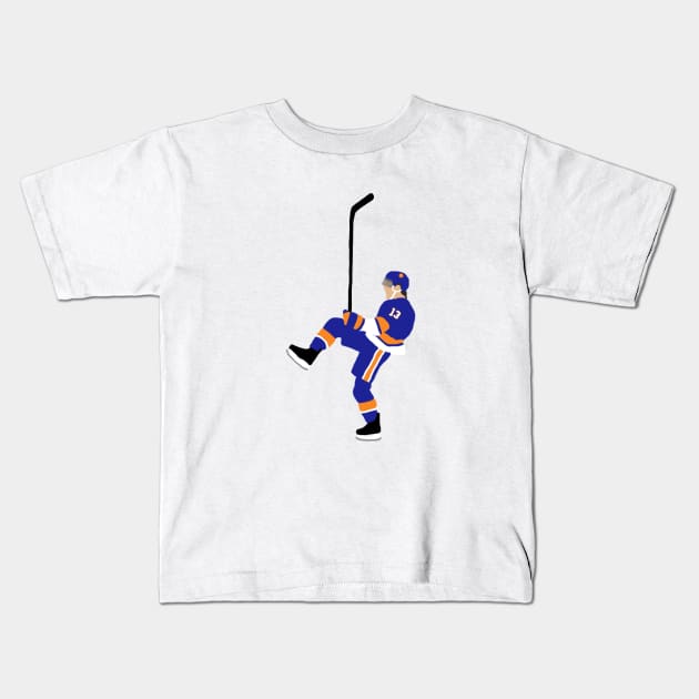 Mat Barzal - New York Islanders Kids T-Shirt by ny_islanders_fans